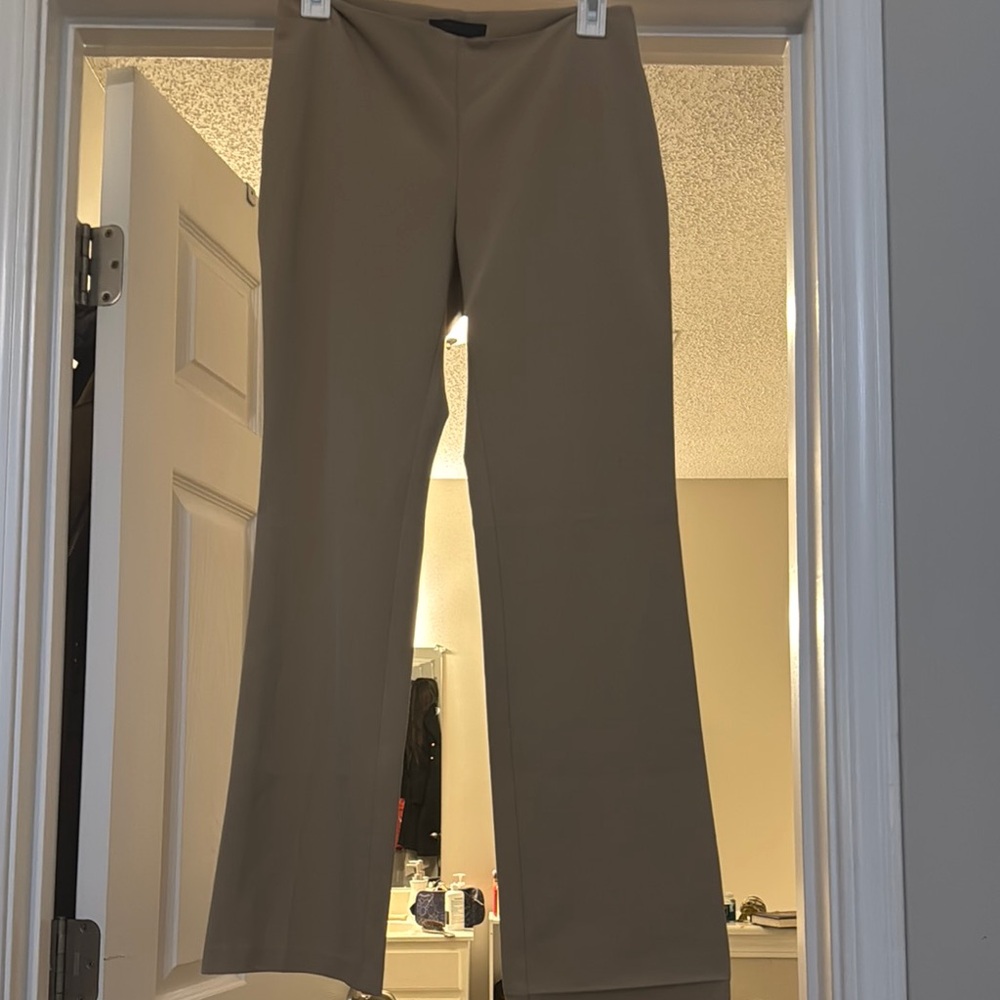 The Limited Tan Boot Cut Flare Pants